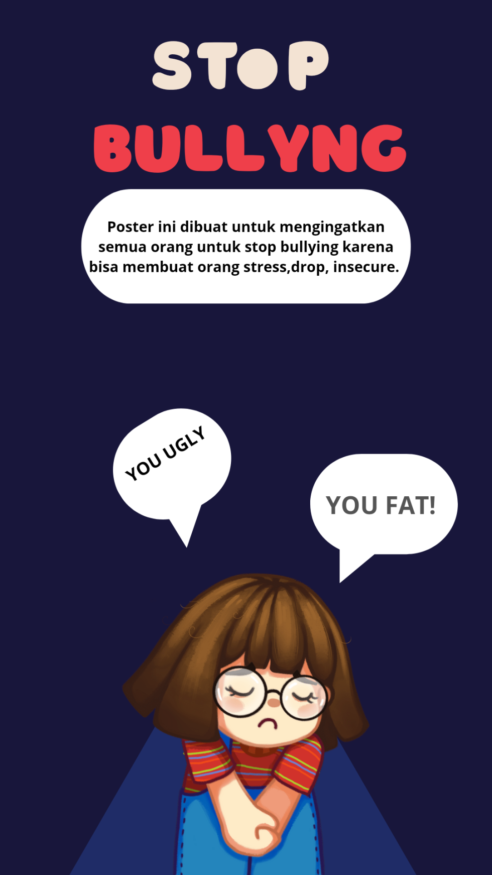 Poster Bullying SMP Maria Mediatrix