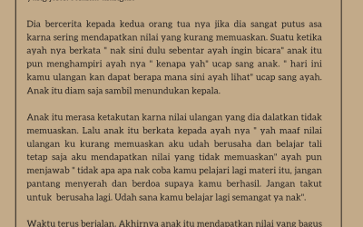 Jangan Pantang Menyerah