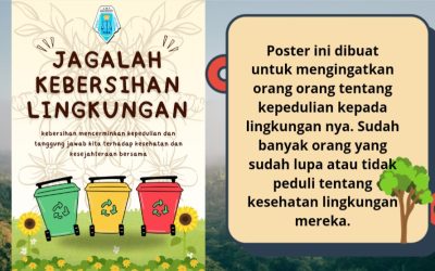 Poster menjaga lingkungan