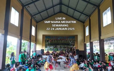 Siswa siswi SMP MariaMediatrix Lakukan Live In di Dusun Kalipucung